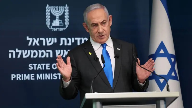 Netanyahu oo ka digay maalmo adag.jpg